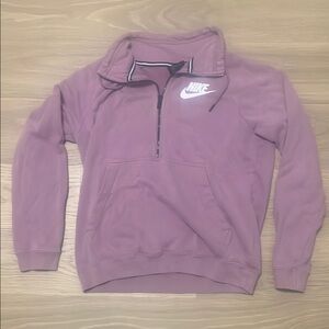 Nike Lavender Quarter-Zip Pullover